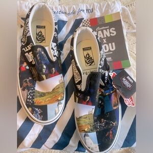 Brand new custom made Beetlejuice Vans women’s size 9